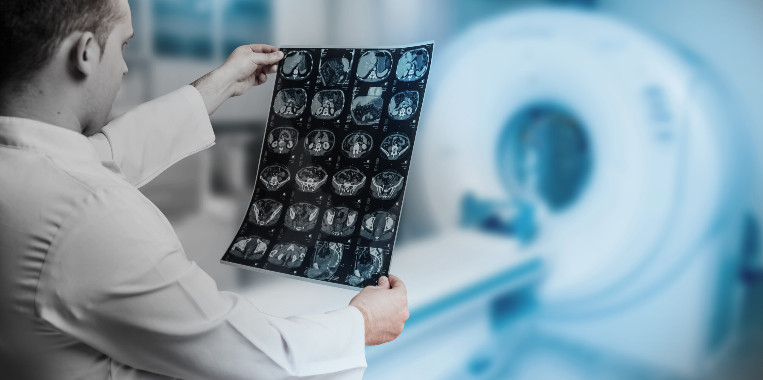 Doctor,Examine,Mri,Picture.,Medical,Equipment.